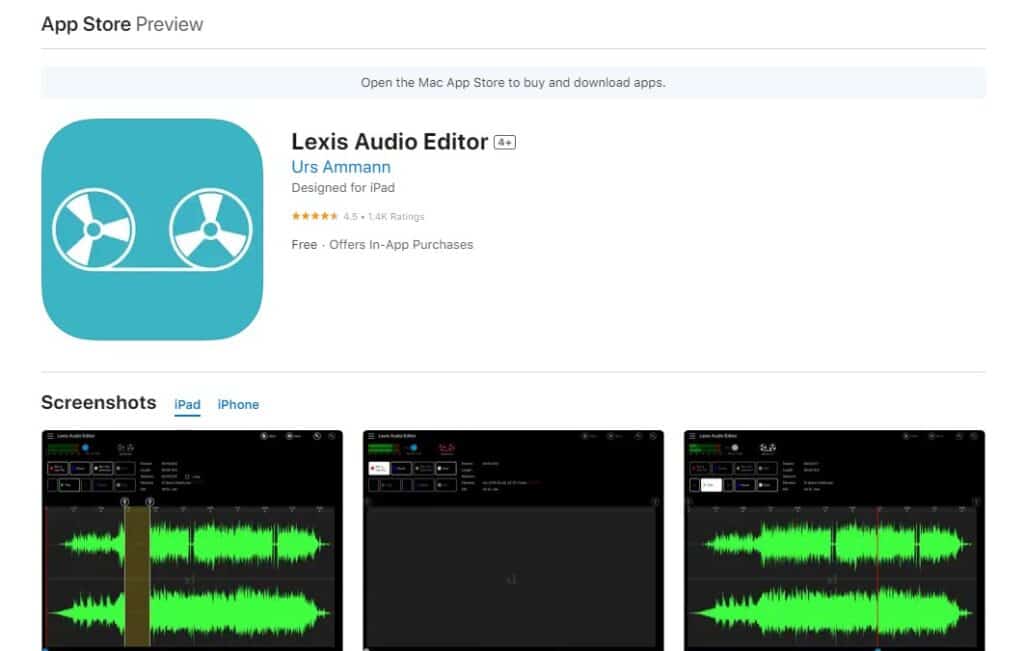 Lexis Audio Editor