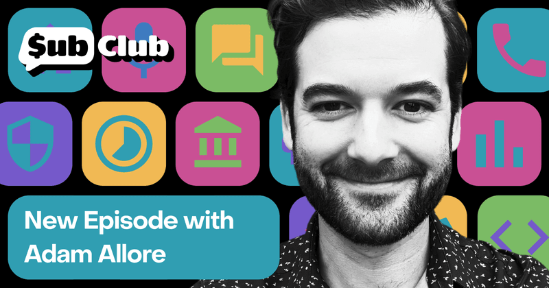 New Sub Club podcast episode with Adam Allore