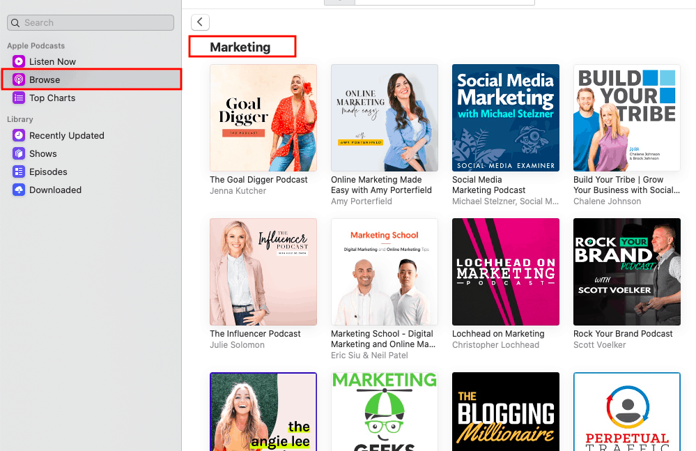 Apple Podcasts marketing podcasts podcast rankings