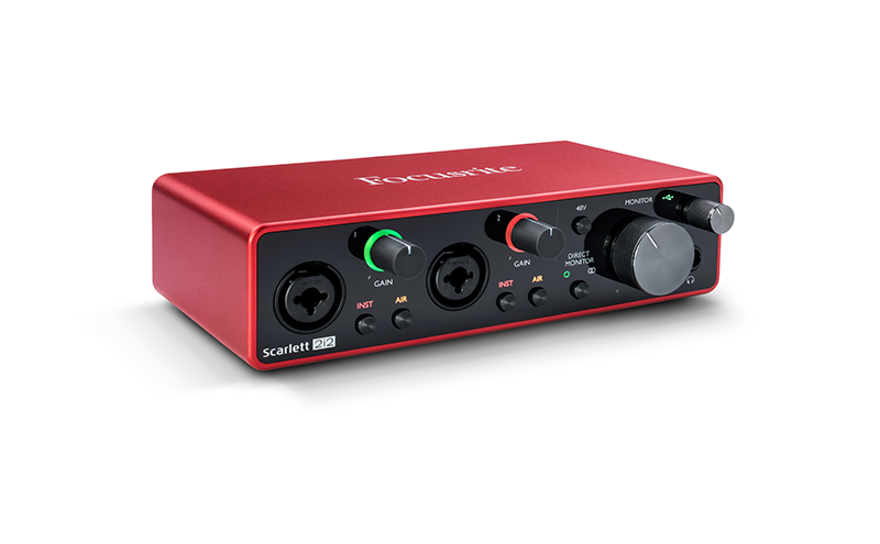 focusrite scarlett 2i2 review  device