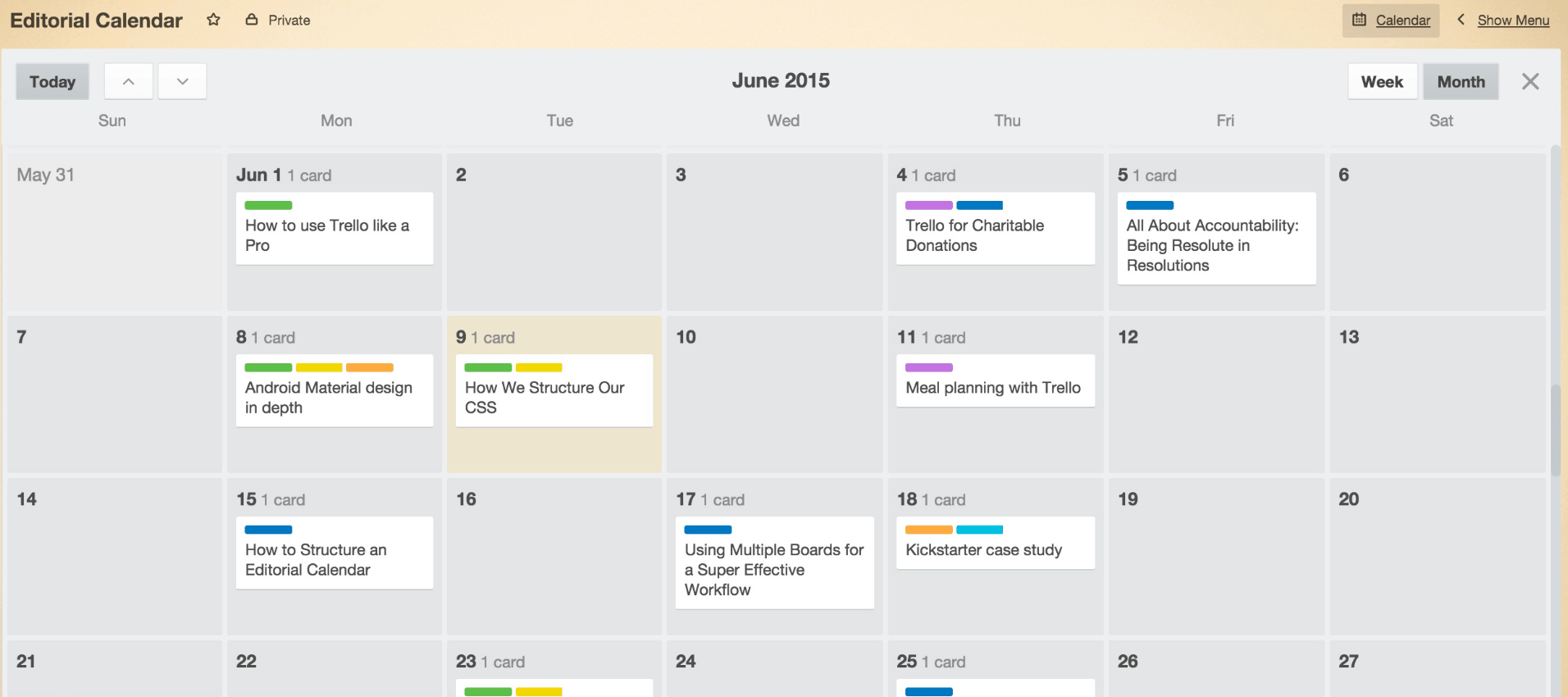 podcast editorial calendar sample