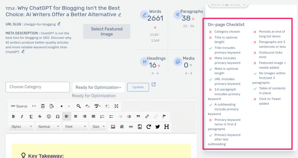 Edit and optimize the article with the CRAFT framework