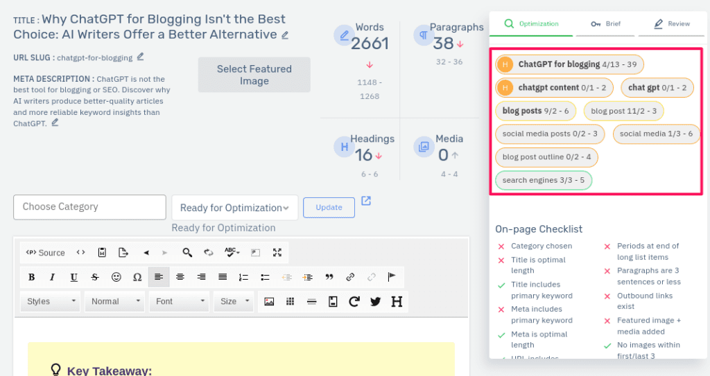 Edit and optimize the article with the CRAFT framework